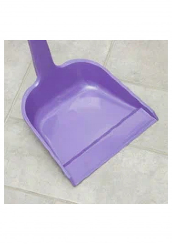 Совок для мусора квадратный с ручкой, цвет микс