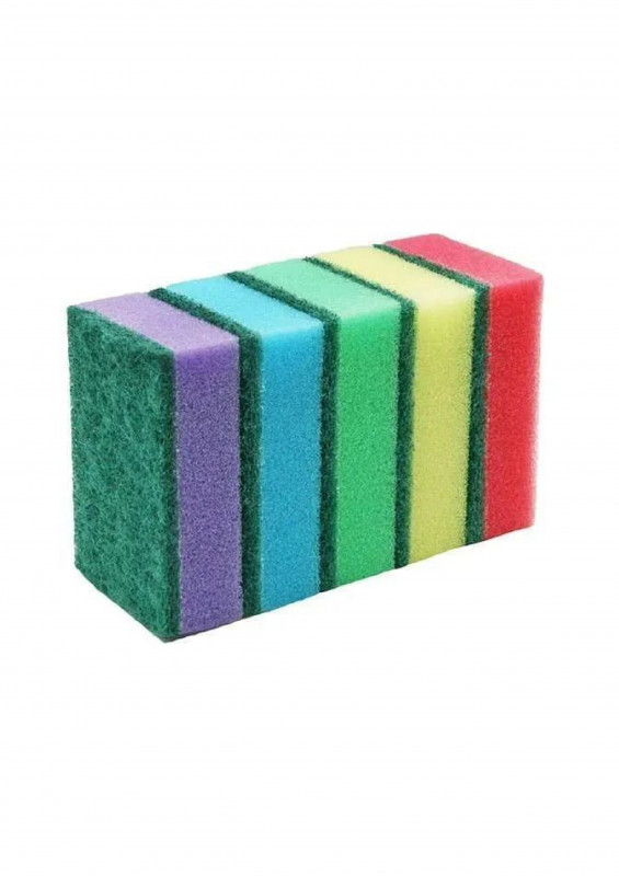 Губки для посуды Стандарт 5шт ECOLINE