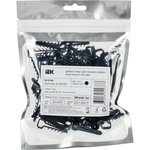 Дюбель-хомут кабельный 5х10 для плоского кабеля черный