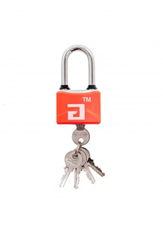 Замок навесной длин дужка ВС1Ч-364ПД 6мм 5кл Аллюр красный