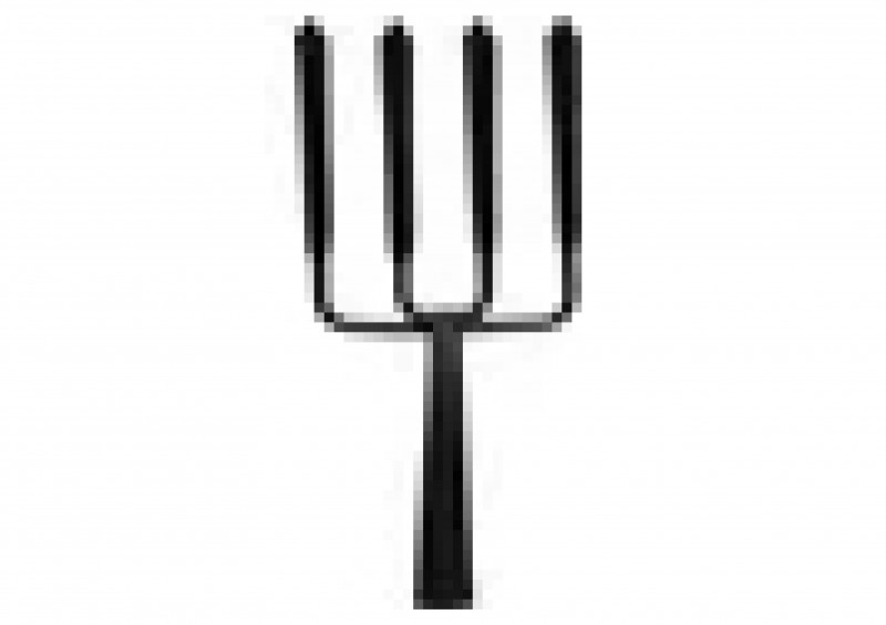 Вилы навозные 4-х-рогие кованные АРТИ