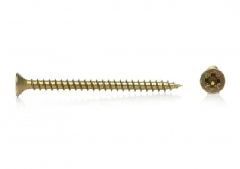 Саморез универсальный желтый цинк 4,5х60
