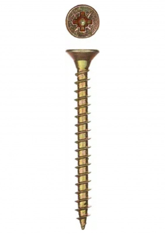 Саморез желтый цинк 4,2х90 по дереву 15кг
