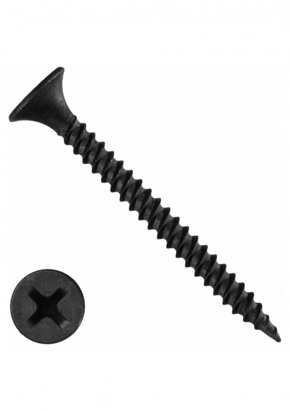 Саморезы по металлу черные 3,5х35 (кг)
