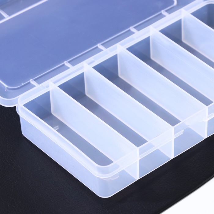 Органайзер для хранения пластиковый 6 ячеек 21х10х3,5см